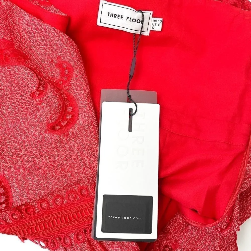 REVOLVE Three Floor Cocktail Red Dress SIZE 4/6🌟